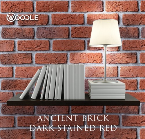 ANCIENT BRICK DARK STAINED RED 1