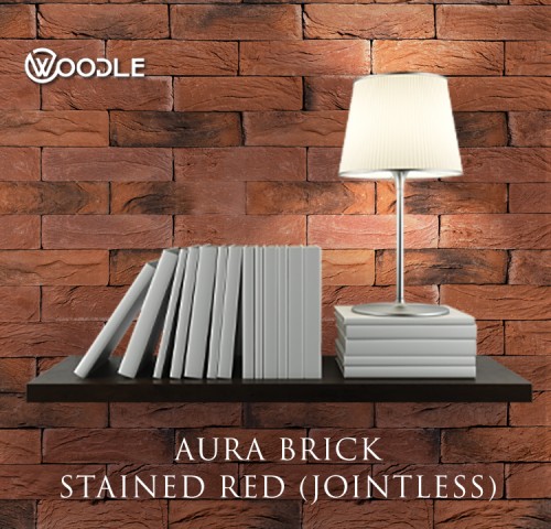 AURA BRICK STAINED RED (JOINTLESS)