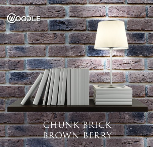 CHUNK BRICK BROWN BERRY