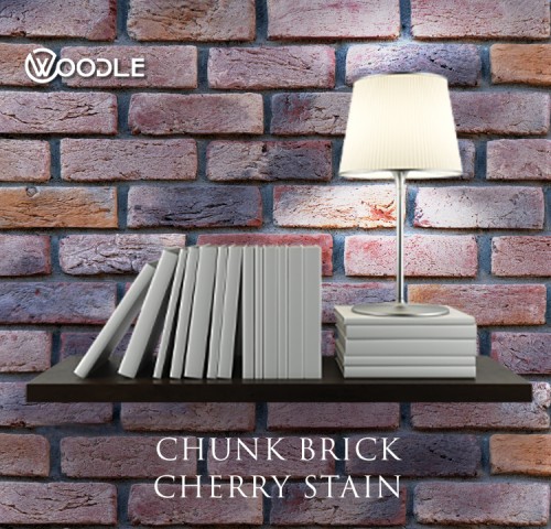 CHUNK BRICK CHERRY STAIN 1