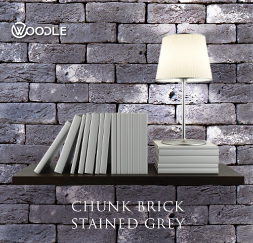 CHUNK BRICK STAINED GREY