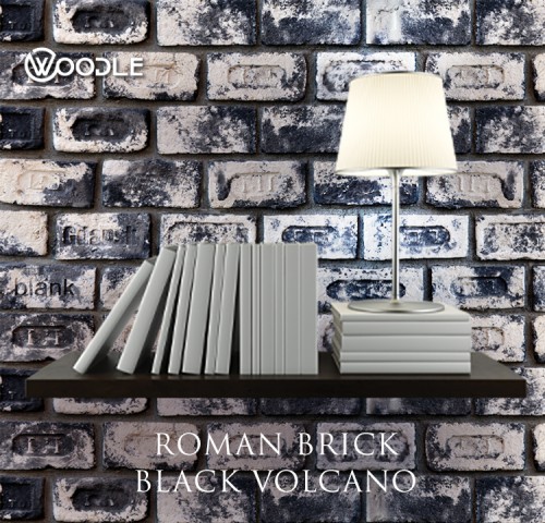 ROMAN BRICK BLACK VOLCANO