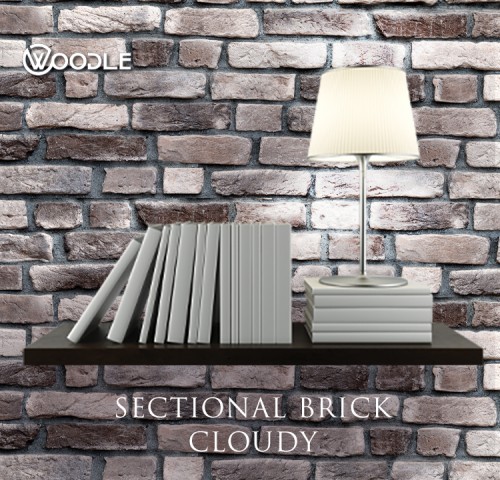 SECTIONAL BRICK CLOUDY