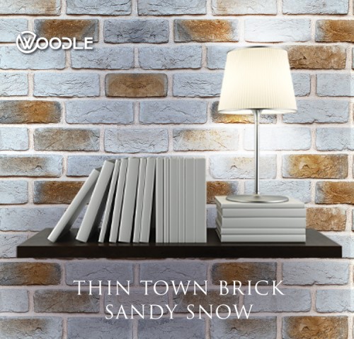 THIN TOWN BRICK SANDY SNOW 1