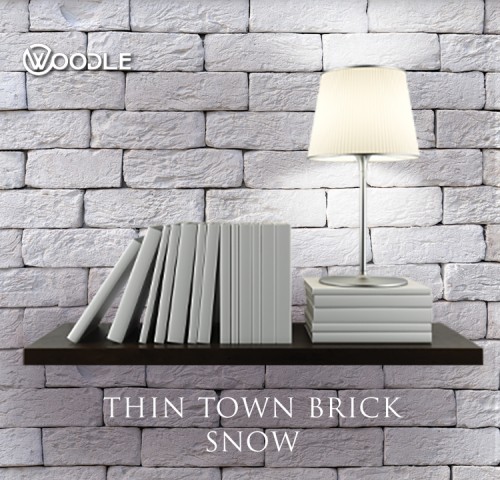 THIN TOWN BRICK SNOW 1