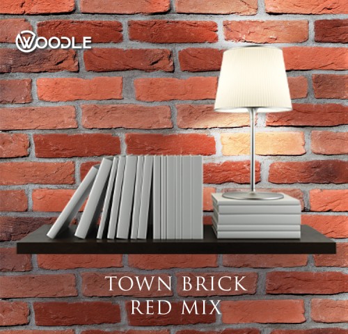 TOWN BRICK RED MIX 1