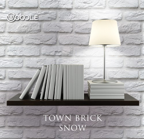 TOWN BRICK SNOW