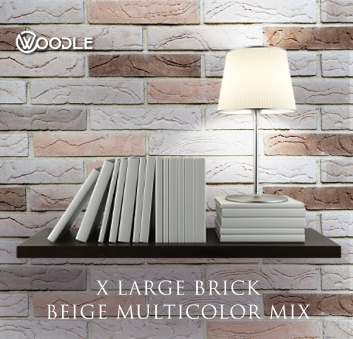 X LARGE BRICK BEIGE MULTICOLOR MIX