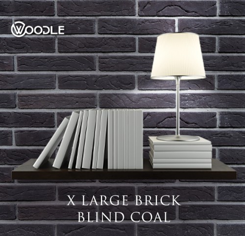 X LARGE BRICK BLIND COAL