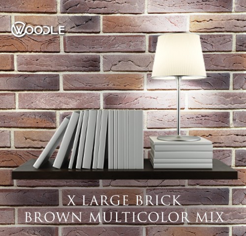 X LARGE BRICK BROWN MULTICOLOR MIX 1