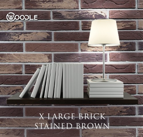 X LARGE BRICK STAINED BROWN 1